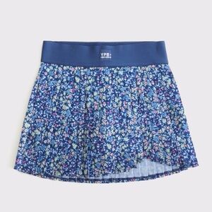 Abercrombie Kids YPB Floral Pleated Active Skort
